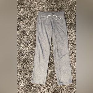 Gray Nike Sweatpants Wide Leg